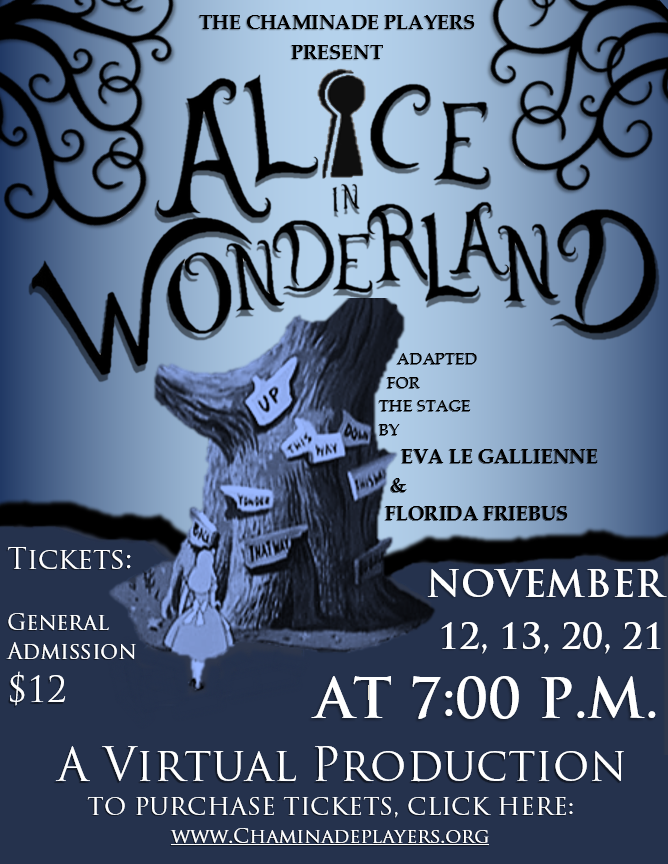 NadeProps's tweet photo. Props members old and new!! The dates for the Chaminade Players' virtual production of Alice In Wonderland are coming up soon. Mark your calendars! https://t.co/uCeLWj62Ck