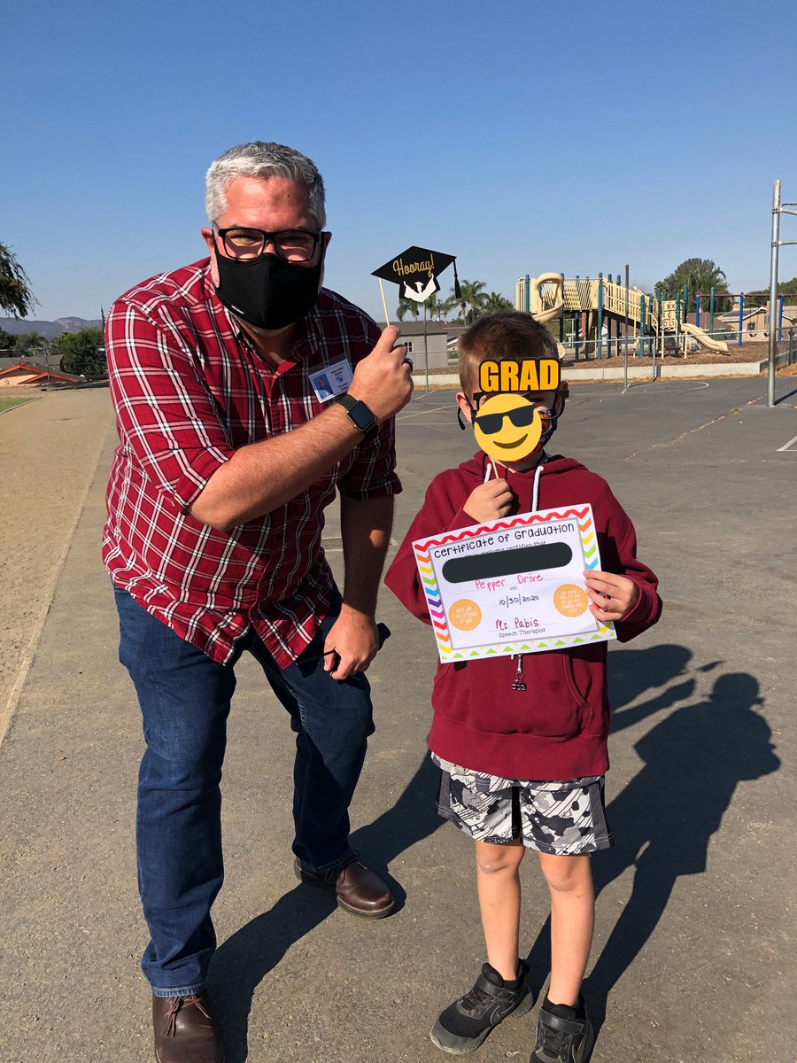 Getting to celebrate “graduating” from Speech Services. Great day! #whyicometowork