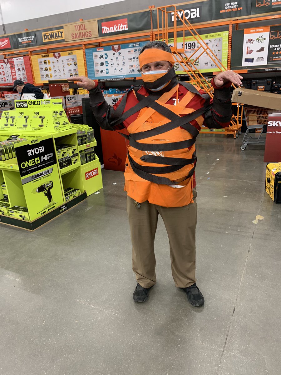 We learned it is possible to wrap your store manager like a mummy from 6 feet away!! #CAM2020 #socialdistancepros <a href="/NalleyChris/">nalley's</a> <a href="/ajbabe02/">Amanda Baber</a> <a href="/Amazonwarrior19/">Glenda Smith</a>