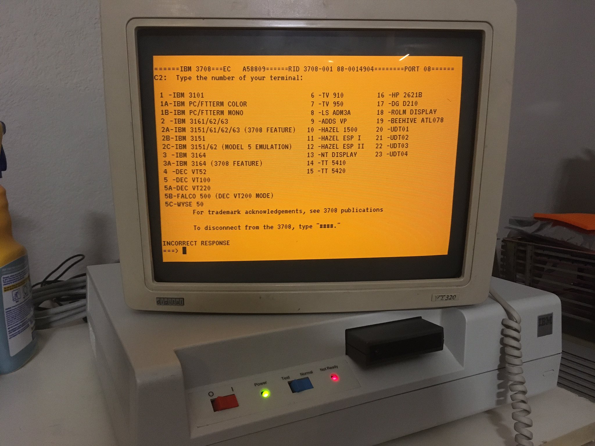 Connor Krukosky on Twitter "Got an IBM 3708 Network Conversion Unit