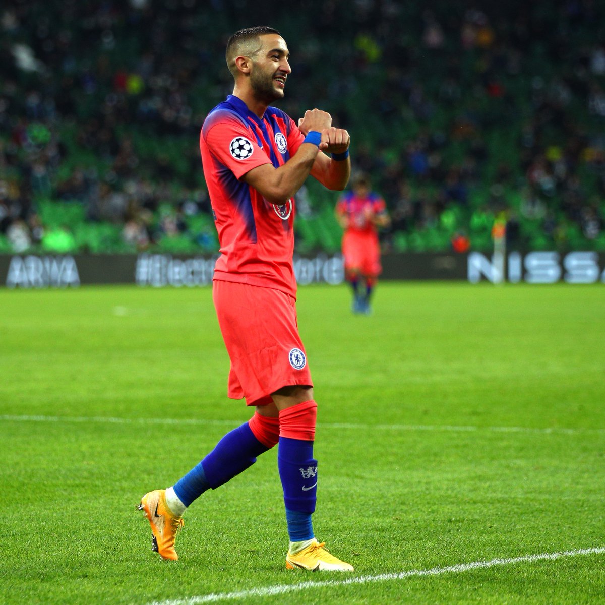 Uefa Champions League Timo Werner Nets 1st Champions League Goal For Chelsea 1st Blues Goal For Hakim Ziyech Ucl