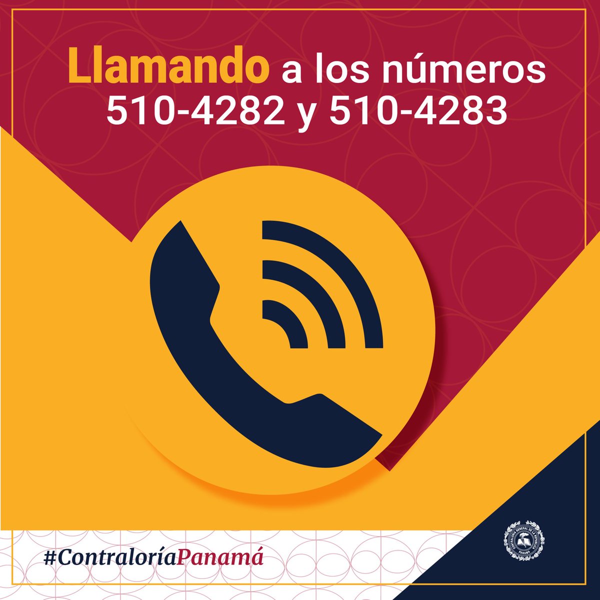 ContraloriaPma's tweet photo. ¿Uso indebido de un vehículo estatal? Denúncialo, entrando a https://t.co/JRfxemCwuB 510-4282 / 510-4283. ¡Recuerda, es tu deber y derecho! La Contraloría  está comprometida con la transparencia y el buen uso de los recursos de todos los panameños. 

#ContraloríaPanamá #GenteCGR https://t.co/dR1Wv1cyKl