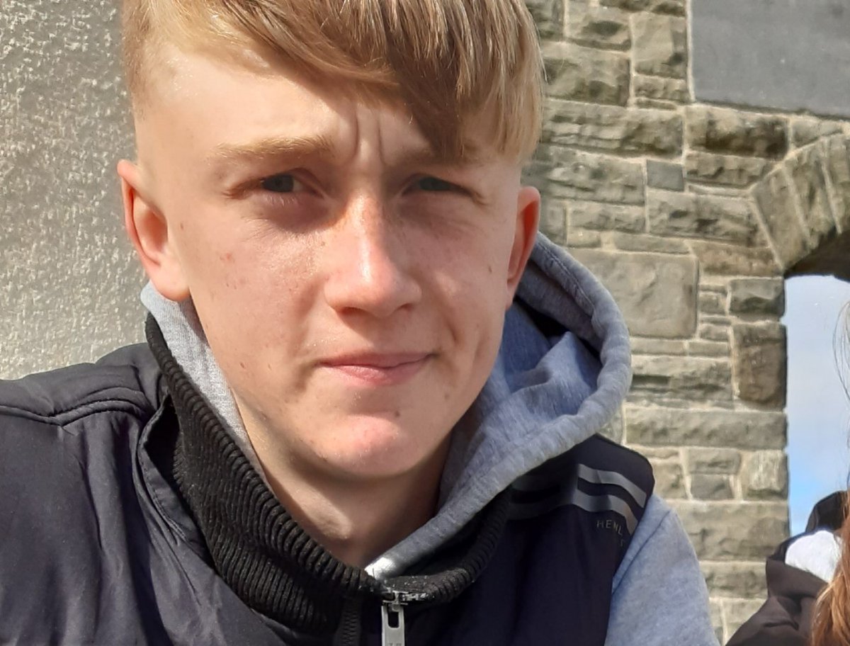 Missing Person appeal for Luke Fletcher (15) from Killiney