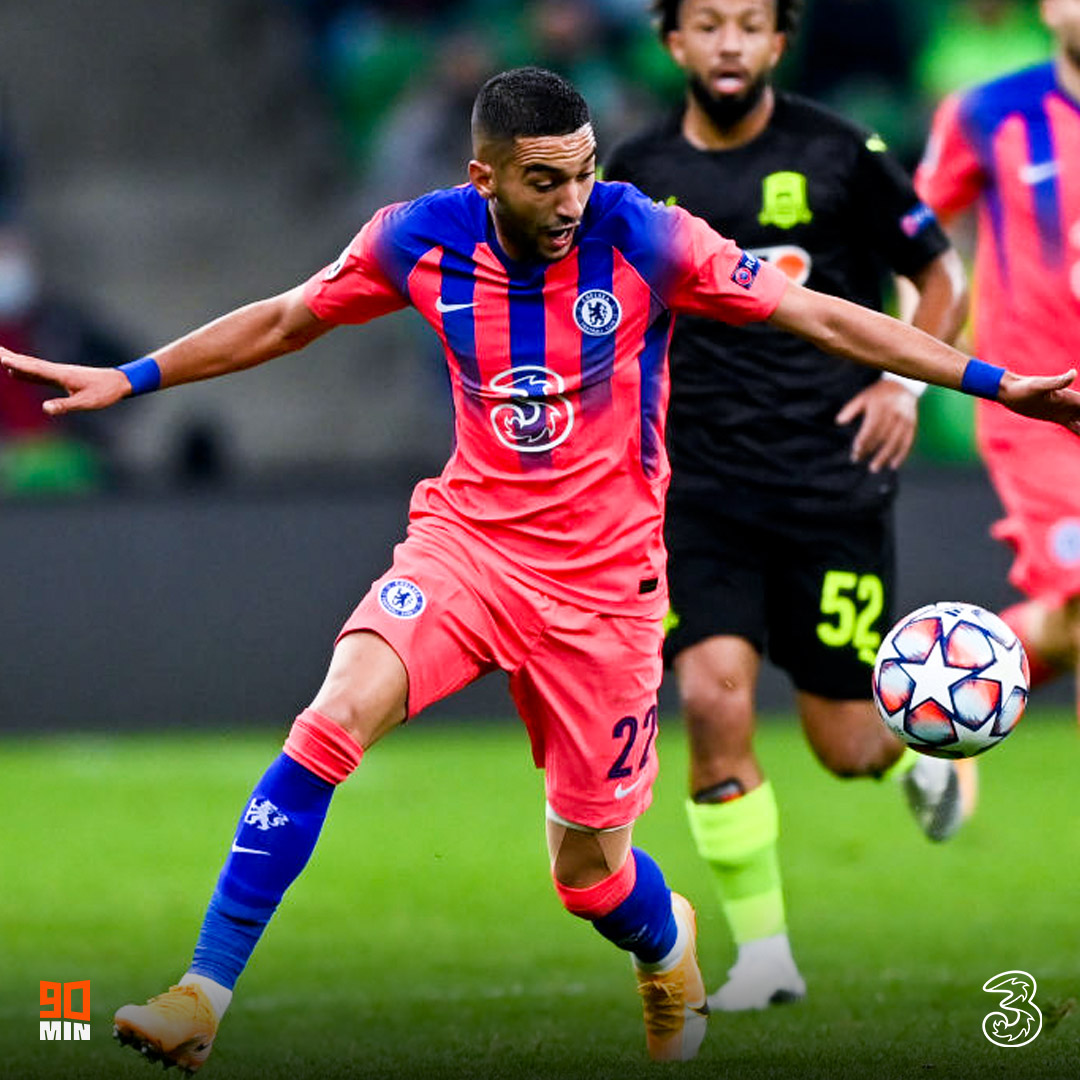 SI_FootballClub's tweet image. First Chelsea start ✅
First Chelsea goal ✅

Hakim Ziyech has arrived! 

#KRACHE