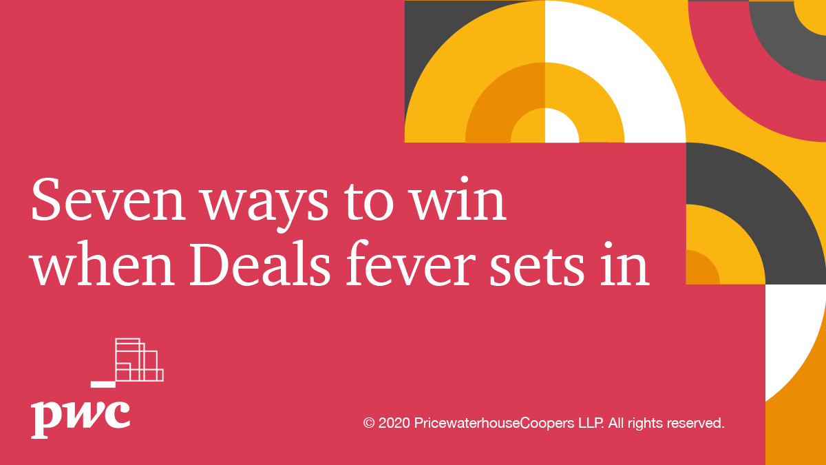 Q3 of 2020 was the busiest on record for #deals worth $5bn or more. Read our latest <a href="/PwC_UK/">PwC UK</a> blog for top tips on creating deal value under pressure. bit.ly/3jGbMw9 #ValueCreation #BeyondTheDeal