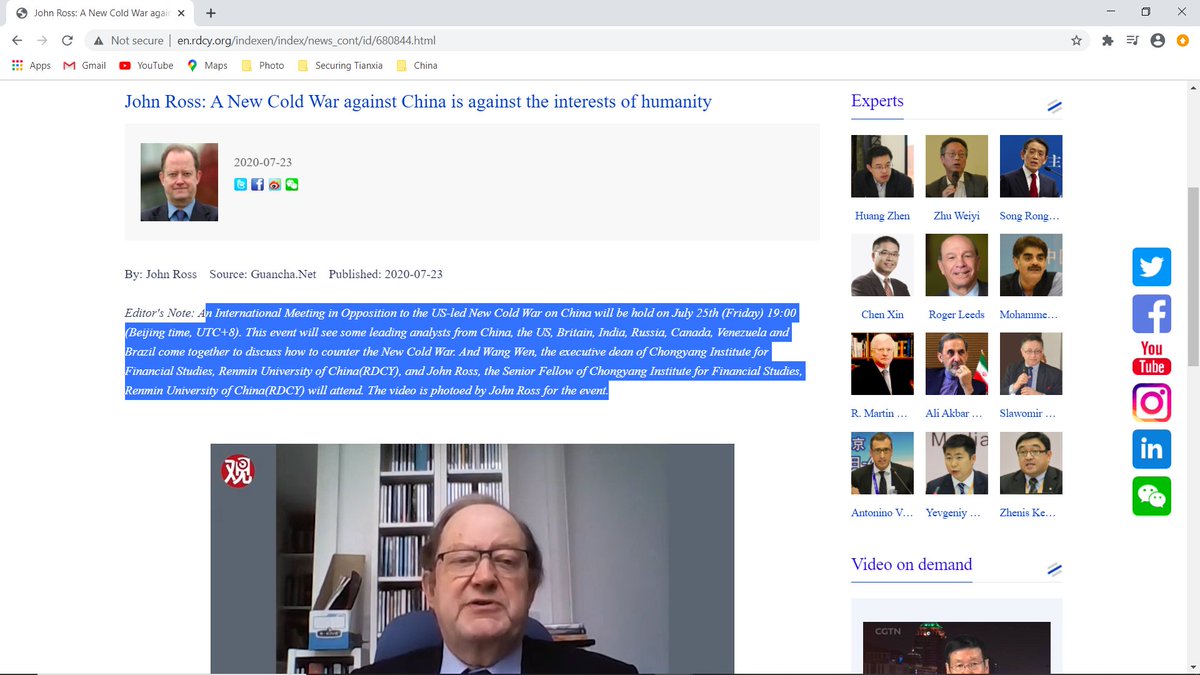 DanGarrett97's tweet photo. The #CCP's #ChinaIsNotAnEnemy #infowar campaign sign-up list has a who's who of #Communist #China's foreign #unitedfront corps of "friends" like #MartinJacques, even the #QiaoCollective. This event org by top #CPC UF entity Chongyang Institute for Financial Studies. https://t.co/fUziELC7y9