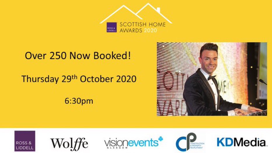 Delighted with the response to @homeawards tomorrow night, out first digital event @KDMediaPR. Thanks to everyone for joining us. #homes #scottishhousing #scottishhomes #homeawards20