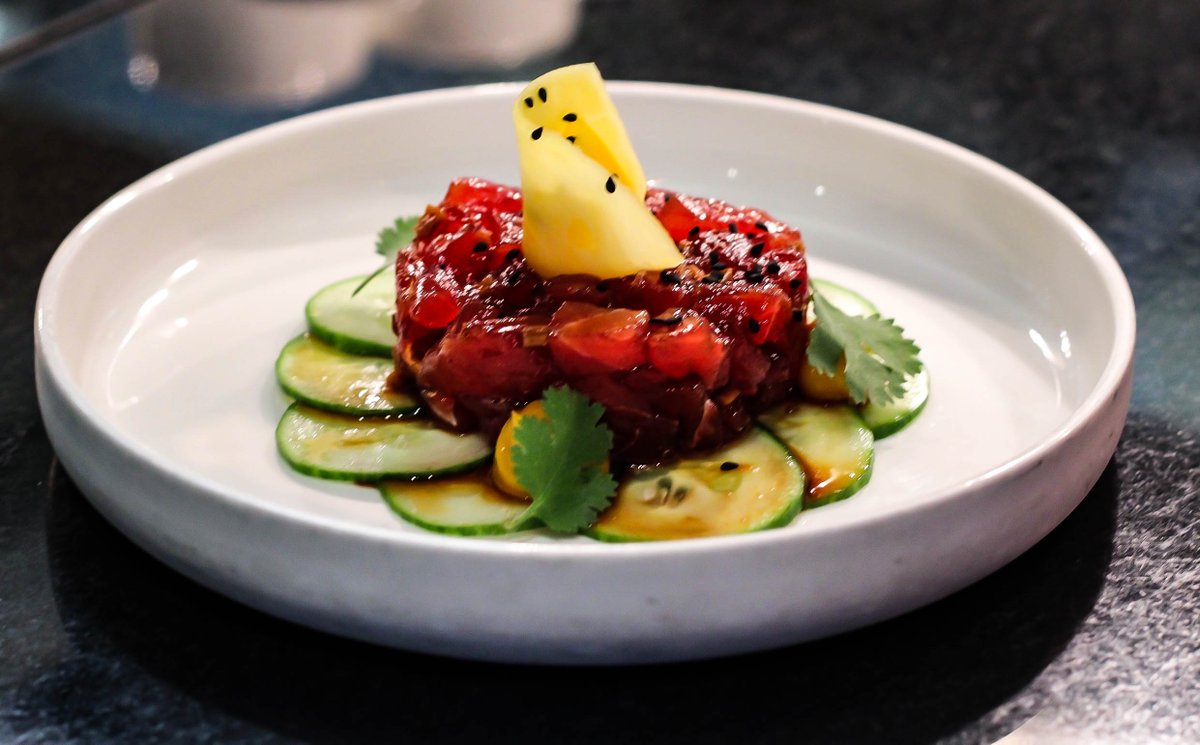 One of the GT Fish & Oyster classics – Tuna Poke! What is your favorite starter on our menu? Order for takeout today! #GTFishandOyster #BokaRestaurantGroup