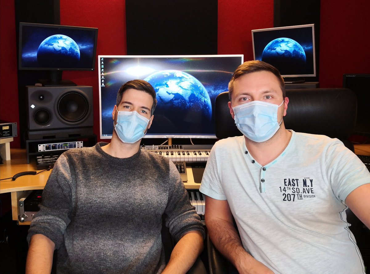 AlanMorrisMusic's tweet photo. Had another great studio session with @Daniel_Garrick today! 🔊🎶🎧

#trance #trancefamily #music #progressive #musicproducer #musicproduction #dj #alanmorris #danielgarrick #collab #studio https://t.co/EhVVJ1gAb6