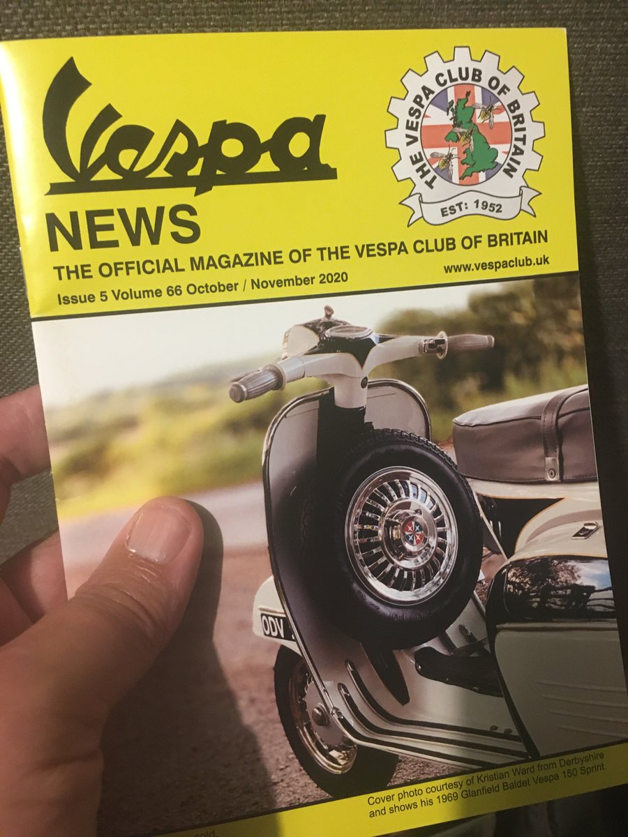 Latest issue of Vespa News. Join now to get your regular VCB News vespaclub.uk