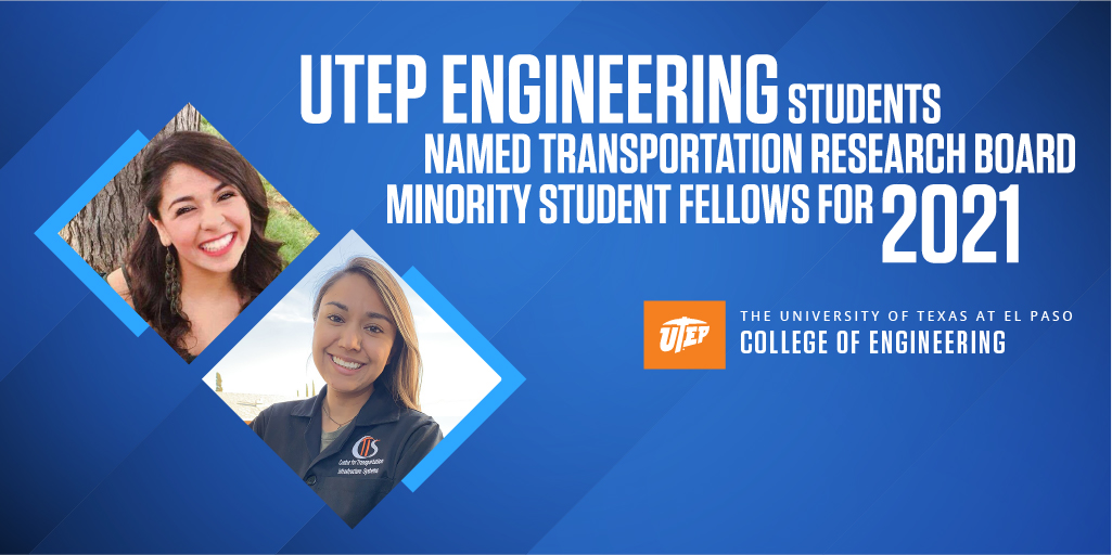 EngineeringUTEP's tweet image. UTEP Engineering Students Named Transportation Research Board Minority Student Fellows for 2021

Learn more: bit.ly/37Pco0c

#UTEP #UTEPEngineering #PickEngineering