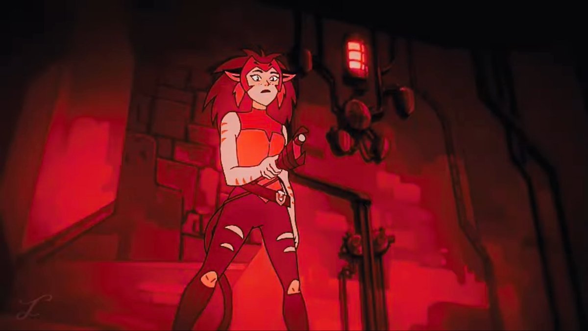 Season 433:Catra is being tormented by guilt induced Nightmares,from opening The portal and betraying Entrapta her conscience showing that she feels great remorse for her actions.