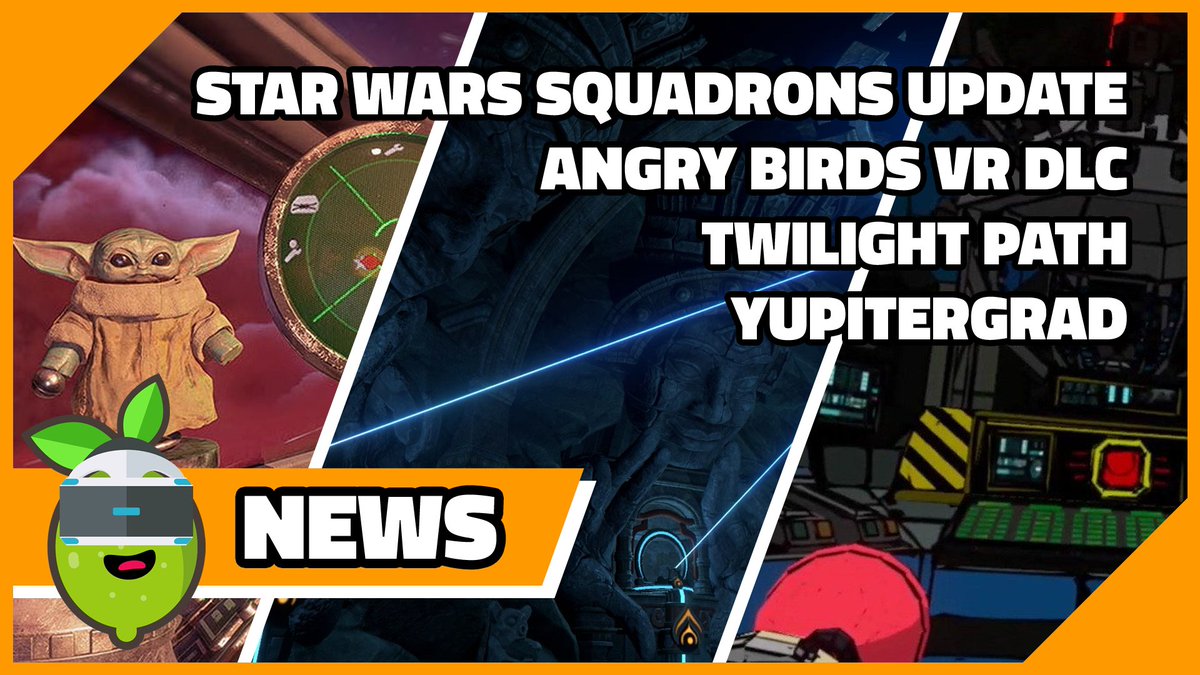 psvrzest's tweet photo. Back with another #PSVR news update looking at #AngryBirdsVR Halloween update, #SwordsmanVR zombie horde mode, #StarWarsSquadrons Mandalorian update, #TwilightPath and #Yupitergrad releases! 🐦⚔️🚀 #VRGamers

https://t.co/lZnfs9Kpsx https://t.co/bWXz7wN4UP