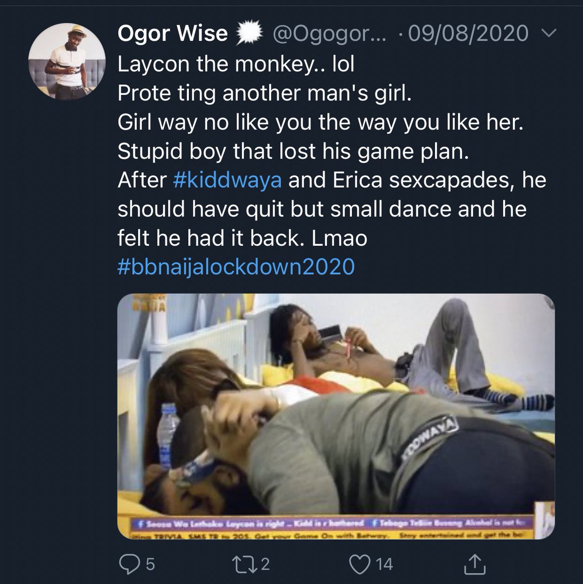 TheBeautifulOma's tweet image. THIS YOU? 

ALAYE, mind your business!!! 

#StreamLaycon