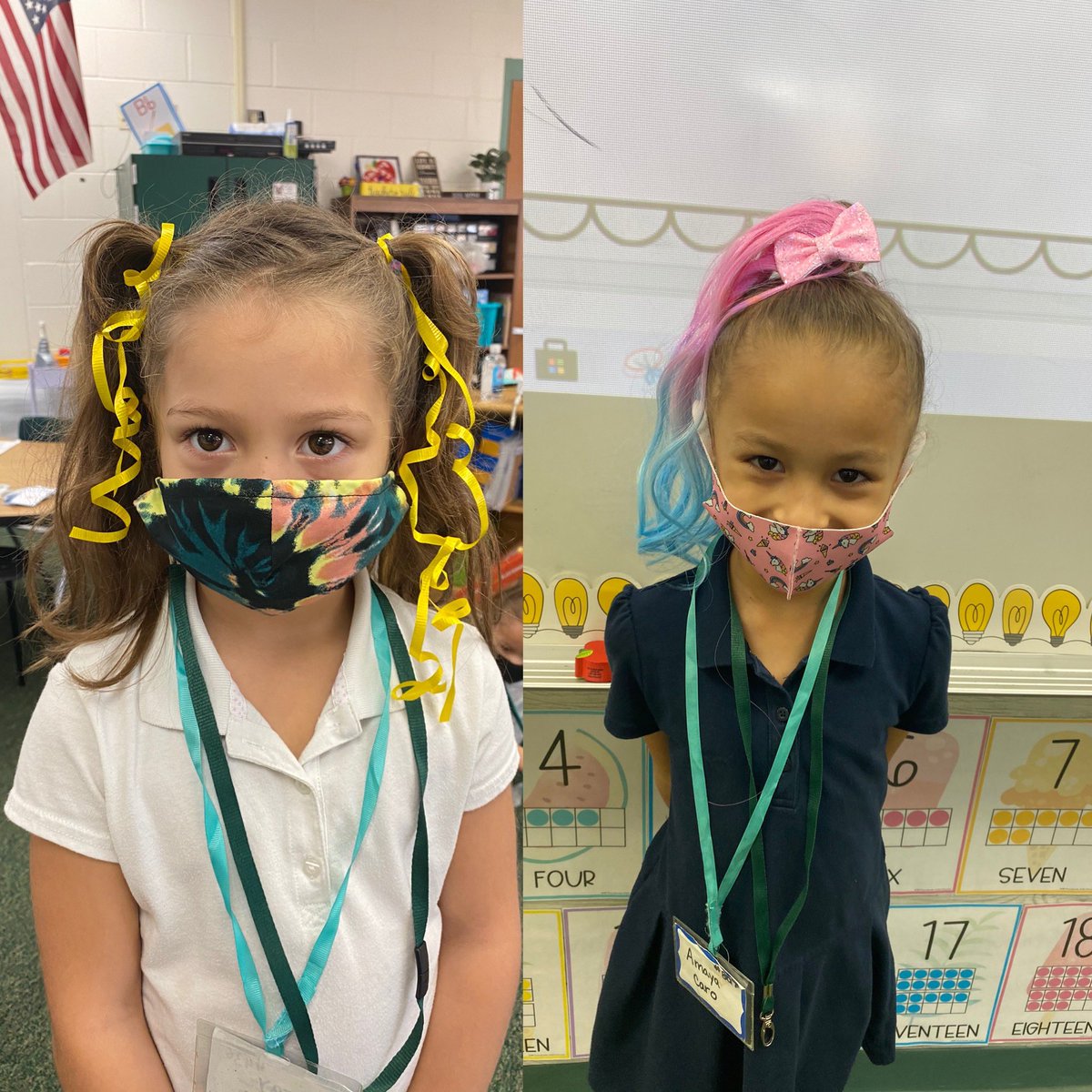 My class was definitely “crazy” about being drug free with their crazy hair and socks!