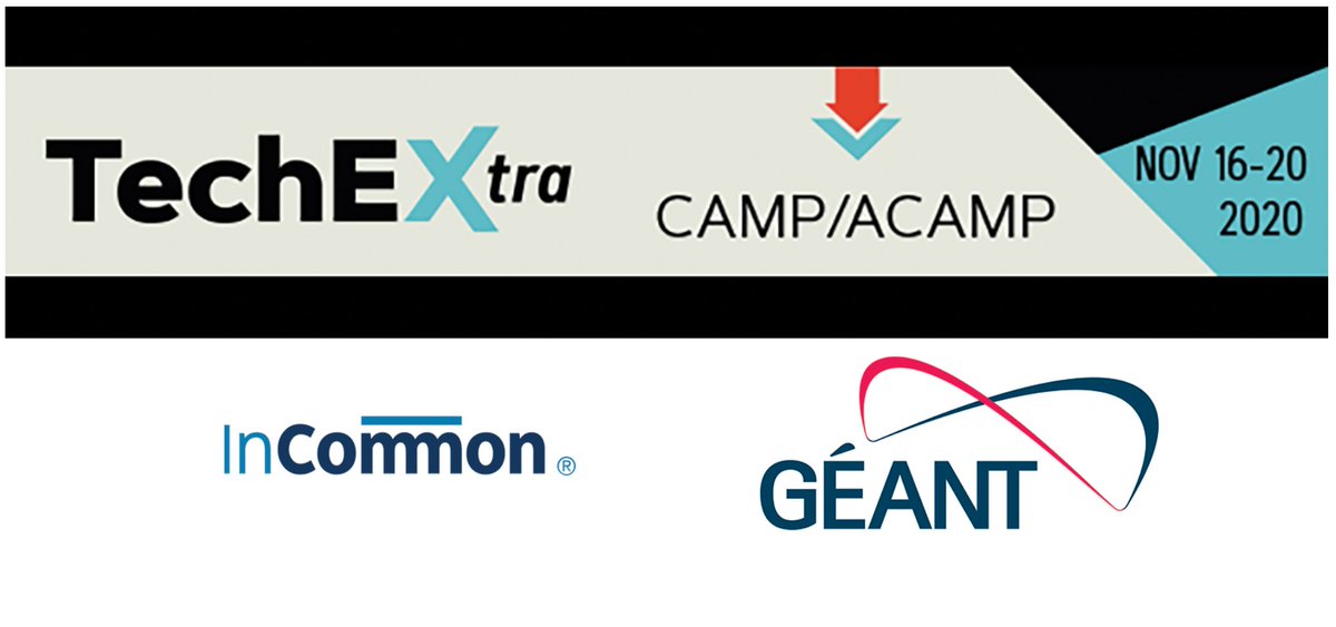 InCommonUS's tweet photo. InCommon and GÉANT Set Identity Management Sessions in November
https://t.co/nZTGz691qz @GEANTnews #TechEXtra20 https://t.co/ajUJwVBpFK