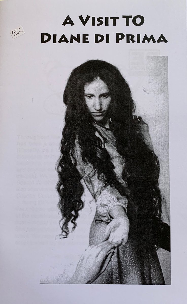In the 60s, I read poems of Diane di Prima and was inspired by the jazz tropes of her revolutionary &amp; womanly verses. Rather than grieve, shall we celebrate her transcendence from this mortal plane and from her life fully realized and at one with fecund, lunar harmonies?