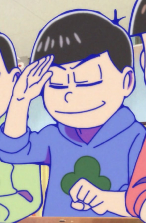 karamatsu: Cries the whole time in the waiting room even though you are fine. Pretty much the opposite of helpful. Tries to distract you by showing u pics of himself, but hes the only one interested. Eats all your snacks