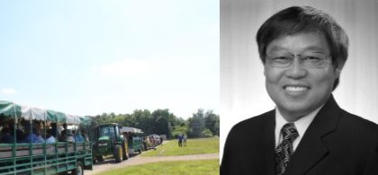 Ext100Years's tweet photo. Congratulations Sanjun Gu - UDSA and Cooperative Extension System/ECOP presents the 1890s Region Excellence in Extension Award at APLU - Exceptional Expansion of Horticulture Science to All Communities @NCATExtension @USDA_NIFA @APLU_Ag @APLU_news #coopextaward #CoopExt https://t.co/VfkwiyLcD4