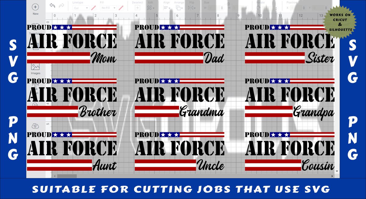 Free Free Proud Air Force Family Svg 23 SVG PNG EPS DXF File
