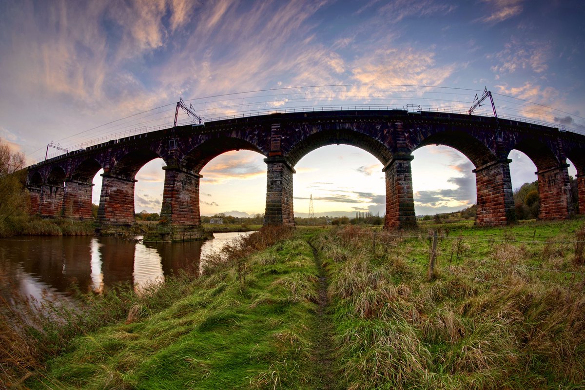 Inappropriate use of a fish eye lens 🤫. #photography #picoftheday #Engineering #English #viaduct #architecture #sunset #art #ThePhotoHour