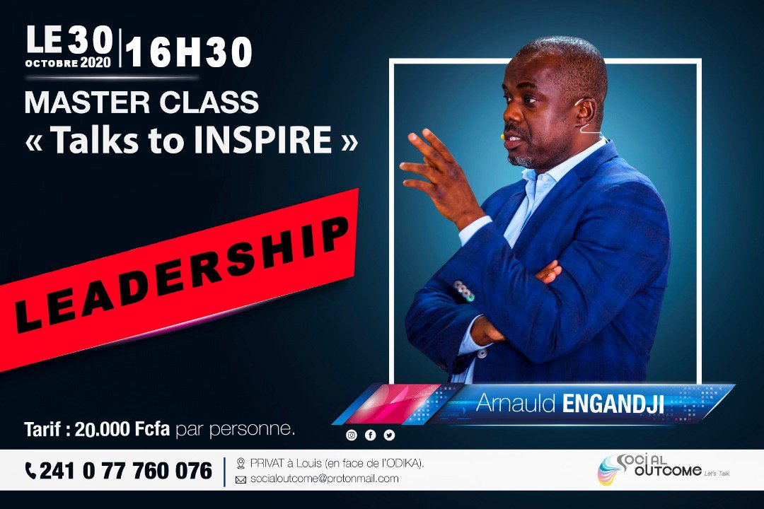 I drew my experience from my experience, I try To transmit my experience through my masters class.Some people as themselves the question if one is born a leader or one become one?For the answer only on date octobre 30,2020 trop 4p.m.