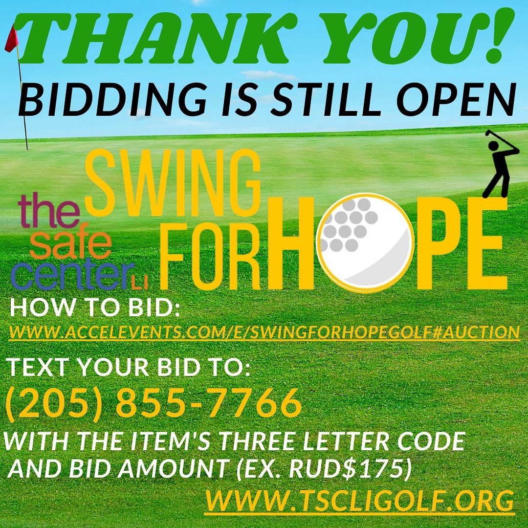 TSCLI's tweet image. THANK YOU📢⛳️ On Oct. 26th, over 125 golfers gathered at the North Shore Country Club to support our #SwingforHope Golf Outing. It was a day filled with smiles and support that raised over $90,000 for @TSCLI Thank you to all of those who supported and attended this event!