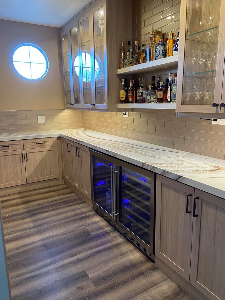 Did you know we design and install custom wine bars? #NashvilleTN #FranklinTN #BrentwoodTN #winewednesday