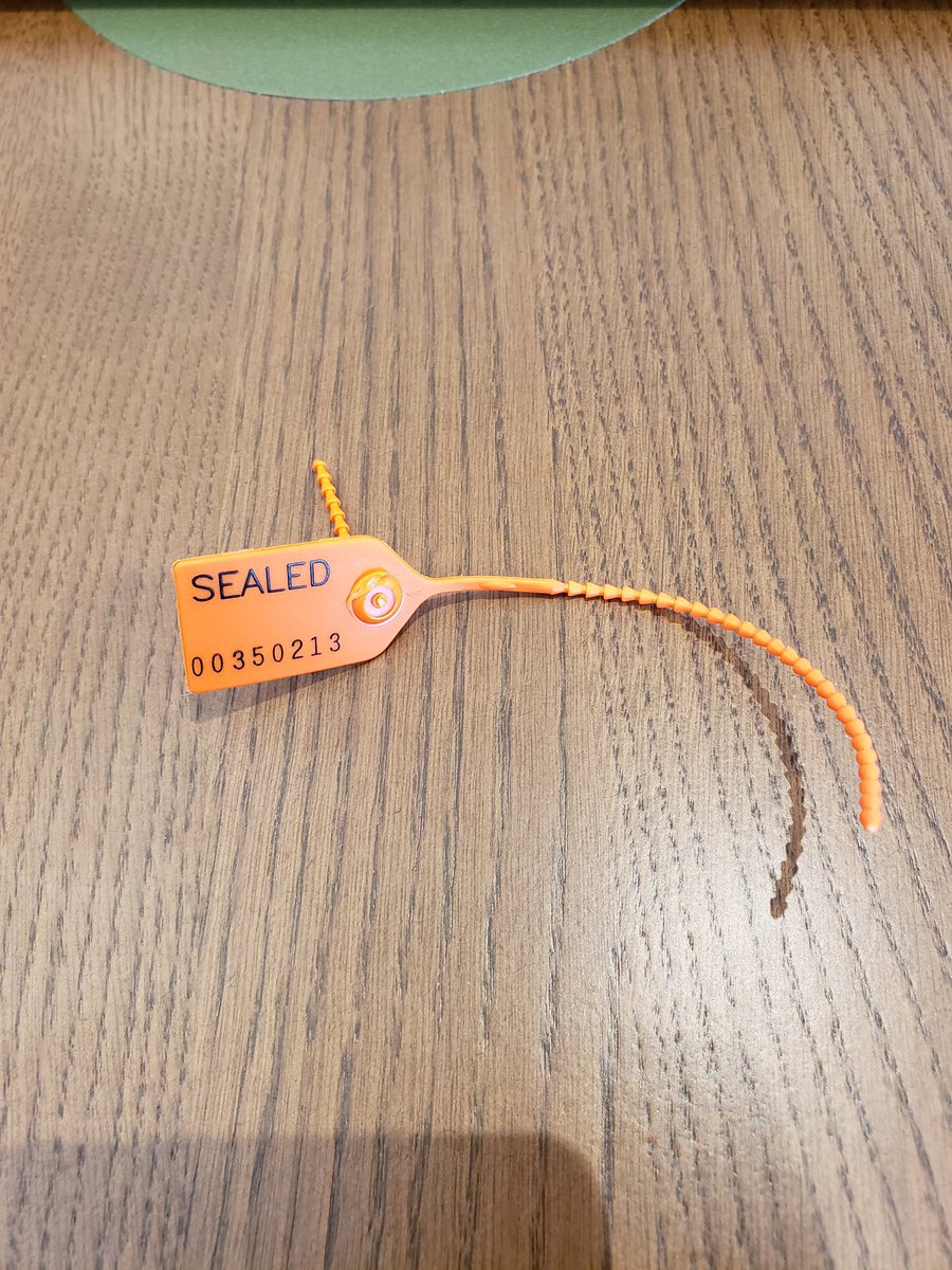 PosturePD's tweet image. Found this outside of Panera in Pembroke Pines, Florida. Looks a lot like a ballot tag. Hopefully we don't have any funky stuff happen in this area of the election.

@Timcast @JasonBermas @