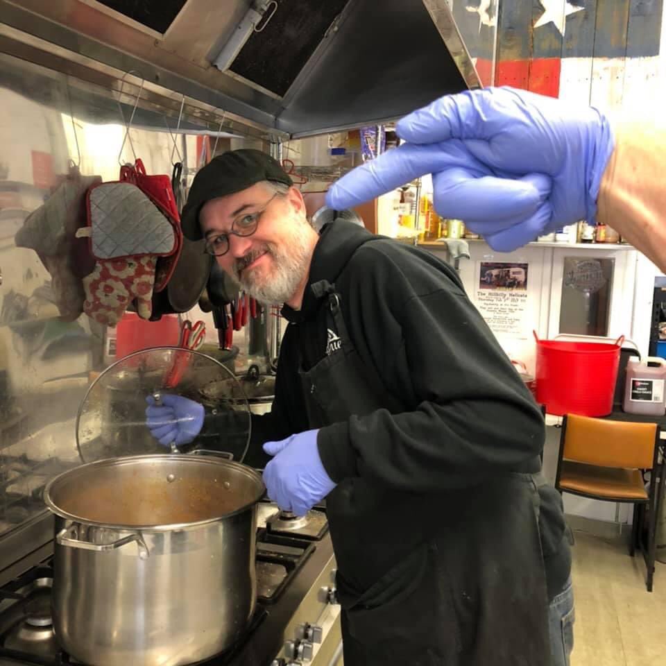 So it’s been NUTS this week (ta!) and we had to repeat a special early on. But THIS GUY wanted to make y’all one last Cajun Special, so he’s whipping up his famous CREOLE for today (Thurs). 

Ladies and Gents, Mr. Paul Metreyeon: Cajun gastronomic genius, and the heart of JSK! 🥰