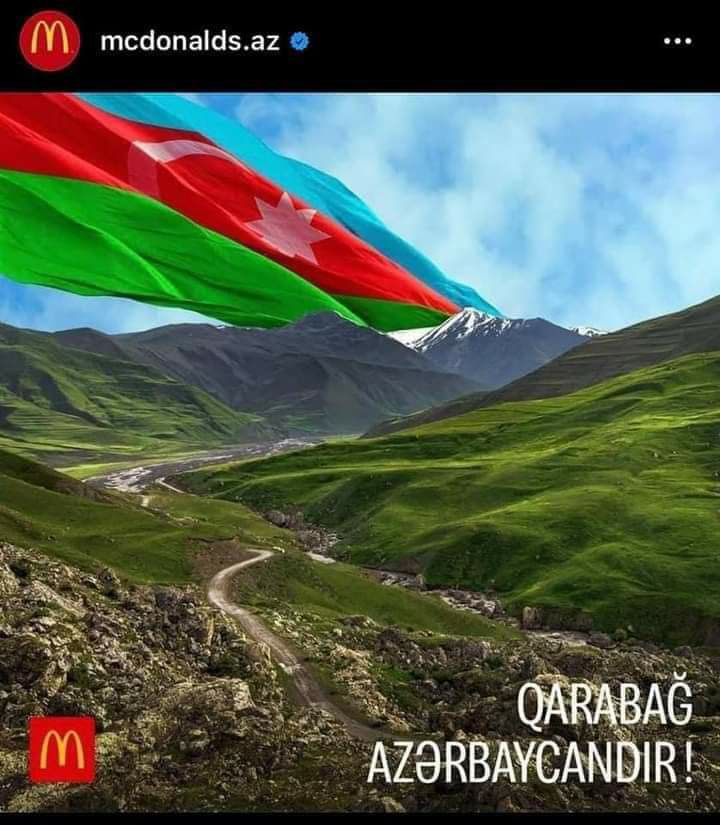 xeberbgt's tweet photo. ⚠️ "McDonald's" və "Burger King" Bakı filiallarının paylaşıb, daha sonra "ANCA" yəni, erməni lobbisinin müdaxilə etməsi ilə silinən paylaşımlar: https://t.co/EKsphGvRDw