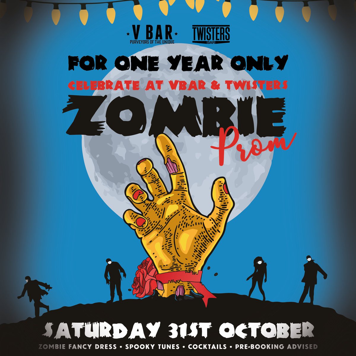 This Saturday! Zombie Prom 2020 at V Bar &amp; Twisters Bar
#halloween #zombieprom #vbar #twistersbar #colchester #bookatable
