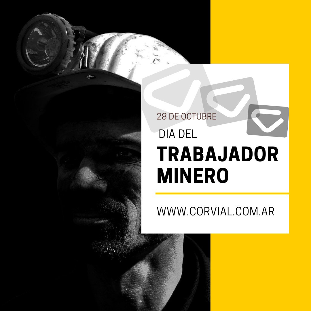 CorVialSA's tweet photo. Hoy celebramos en Argentina el día del Trabajador Minero,
y aprovechamos para recordar todo el potencial que tiene este gran país!
☎ +54 11 52635610
📲+54 9 3512023508
#CORVIAL #maquinaria #equipamiento #mineria #HOY #obras #muni #invertir #calles #quedateencasa #argentina https://t.co/zkyjlkz2d4