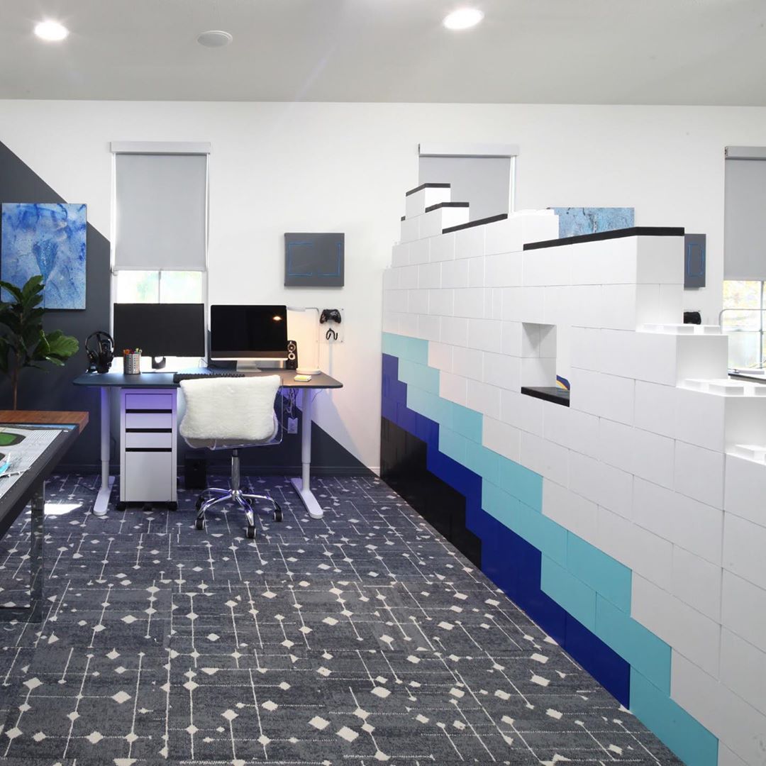 EverBlock's tweet photo. Divide rooms to create new spaces in fun ways using #EverBlock. #dividetworooms #residentialwall #walldivider #roomdivider #sharedbedroom #bedroomdivider #kidsplayroom #roommakeover #officepartition #homeoffice #temporarywall #gameroom @owntv @homemadesimple @TheRealLailaAli https://t.co/rZ8NFdzTrd