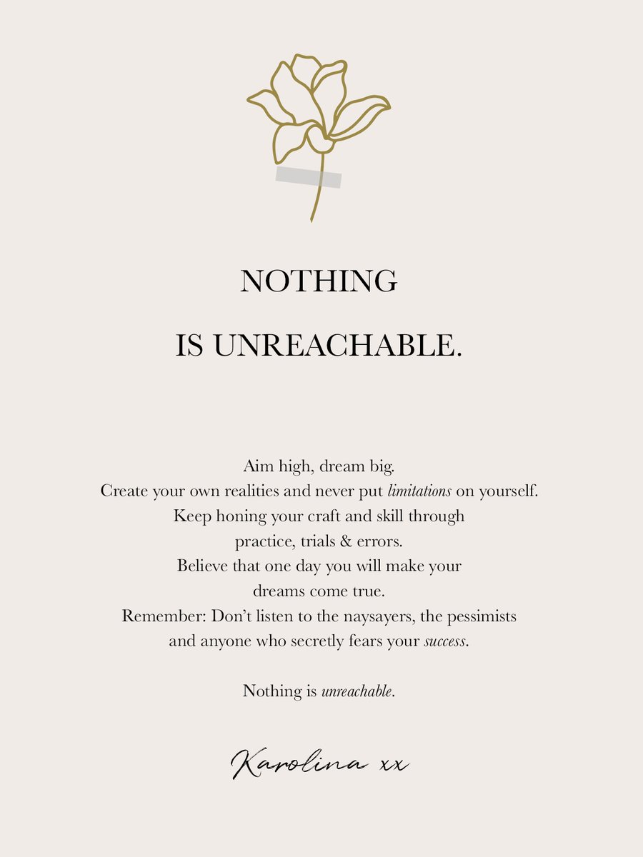 Nothing is unreachable - mailchi.mp/estila/nothing…