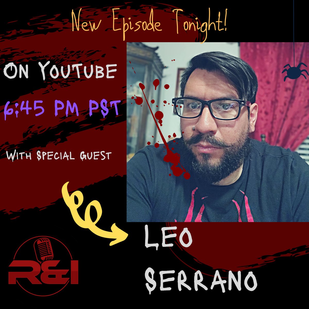 nerdyvolume's tweet photo. We welcome Leo Serrano to the Podcast! Y'all gotta listen to his spooky stories
.
.
.
.
#rnipodcast #lifestyle #googlepodcast #radiopublic #pocketcast #spotifypodcast #scarystories #spookystories #whitewongmedia #halloween #trickortreat #wolfshieldchronicles #lasvegaslocals #dtlv https://t.co/DBDDMr1JiU