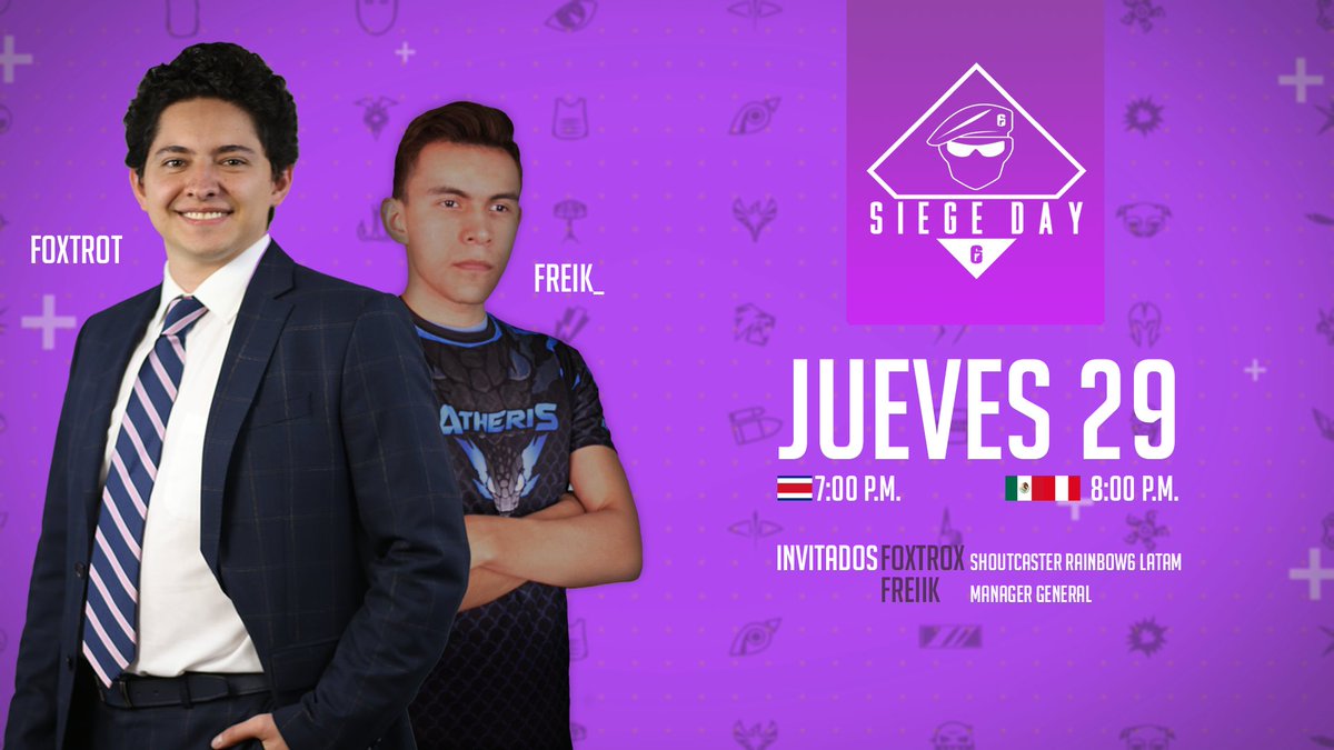 TitansLeague1's tweet photo. Mañana tendremos invitados de lujo en nuestro #SieGeDay, contaremos con la participación de
@Freik_ @foxtrot8tv
Podes mirarlo por: https://t.co/aEMQFMHnKL https://t.co/qnbmFdsqFh