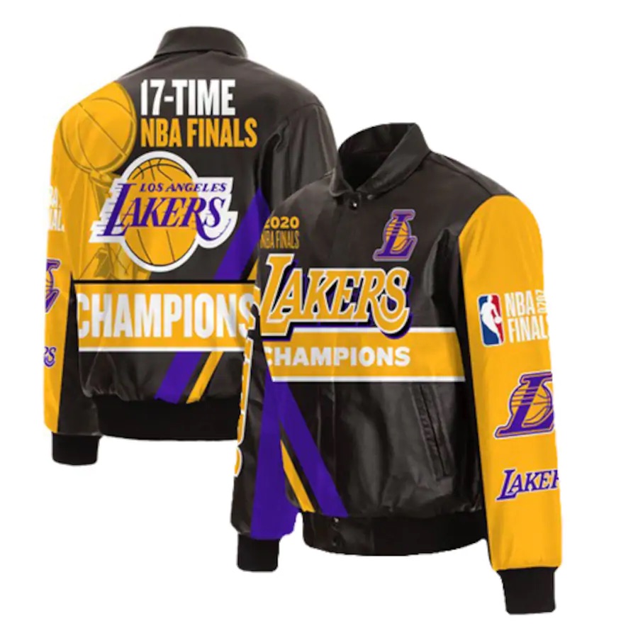 J23 Iphone App On Twitter Los Angeles Lakers Jh Design 17 Time Nba Finals Champions Embroidered Logos Full Snap Leather Jacket Link Https T Co I5im07ars0 Https T Co Oj5glrci4u