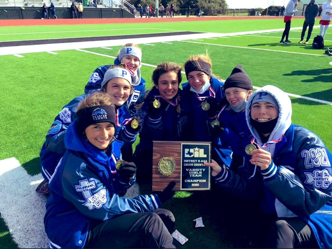 PeasterBasketb1's tweet photo. Lady Hounds Cross Country 
2020 district 8-3A Champs!!
Congrats girls 🏅 💪🏼 https://t.co/vAMp7UBk9m
