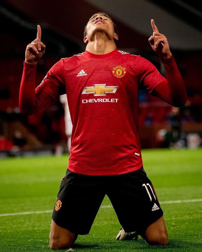 Yang pertama untuk gol-gol selanjutnya! 🙌🏻

#MUFC #UCL <a href="/masongreenwood/">Mason Greenwood</a>