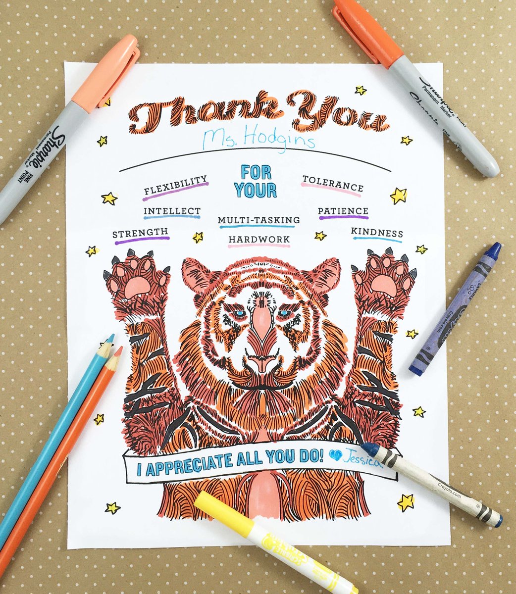 JessicaWDesign's tweet image. Free Teacher Appreciation Coloring Sheet: subscribepage.com/shortylifepape…