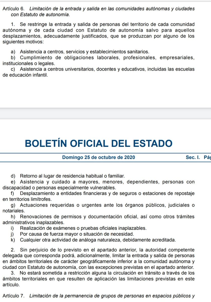 ⚠️Cierre permitetral de Sevilla y sus municipios a partir de mañana a las 00:00

📢No afecta a la asistencia a la <a href="/unisevilla/">Universidad de Sevilla</a> según recoge el Artículo 6 de la Declaración del Estado de Alarma

🏘️También es excepción el regreso al domicilio de residencia

🔗boe.es/diario_boe/txt…