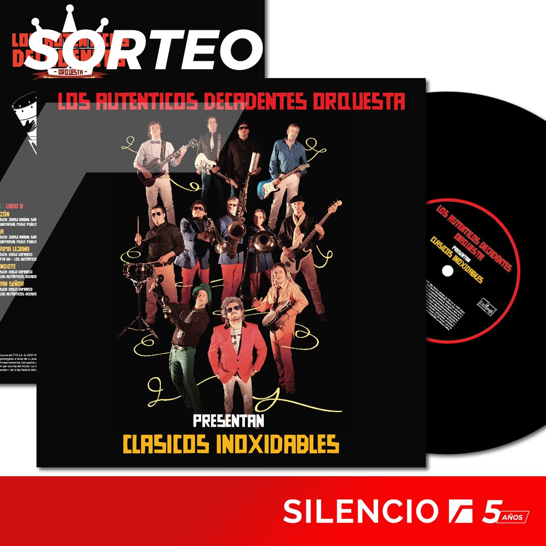 Tanta alegría seguida te va a hacer mal: tenemos sorteos gentileza de <a href="/LADecadentes/">Los Autenticos Decadentes</a>, cada uno con bolsa de la banda:  
📌 Vinilo "Clásicos inoxidables"
📌CD + DVD "Y la banda sigue"
📌CD + DVD "Fiesta nacional"

🧐 ¿Cómo participar? 
1) Seguinos ✅
2) RT a esta publicación  ✅