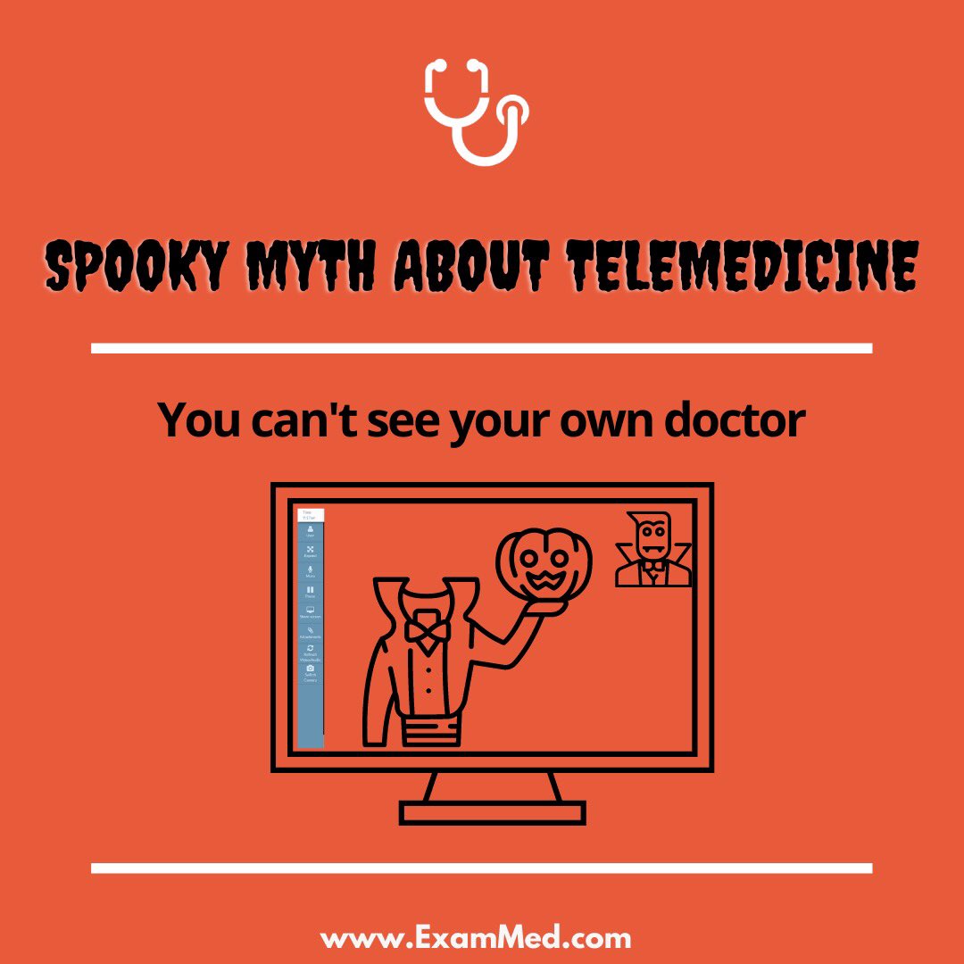 Seeing any doctor can be tricky, seeing your doctor is a treat! 

#Telemedicine #Telehealth #VirtualCare #HIPAA #ScheduleYourVisit #ExamMed
#VisitsMadeSimple #VisitsFromHome #ReimagineHealthcare #Punny