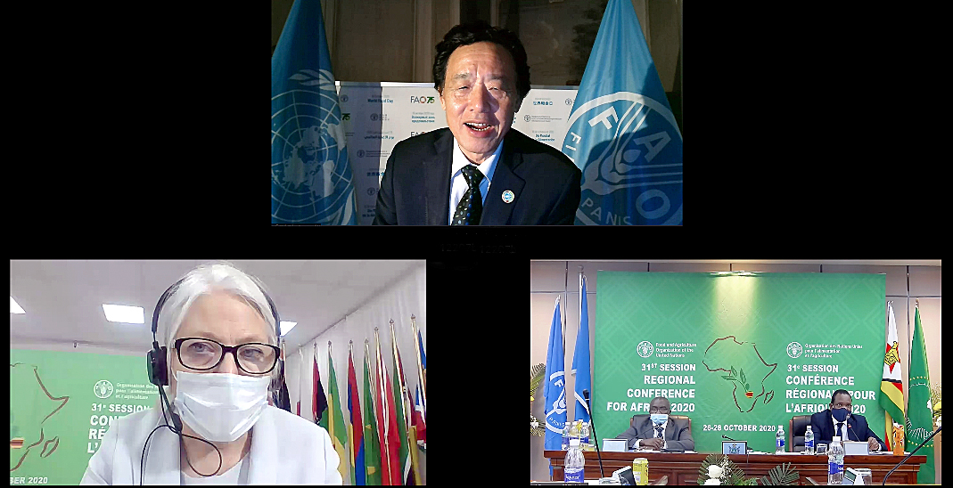 FAOnews's tweet photo. At the close of the largest ever Regional Conference for Africa, countries commit to ‘raise ambitions and accelerate actions' towards achieving #foodsecurity.
https://t.co/mHagd6oel4 #ARC31 https://t.co/cptCeBMmB2