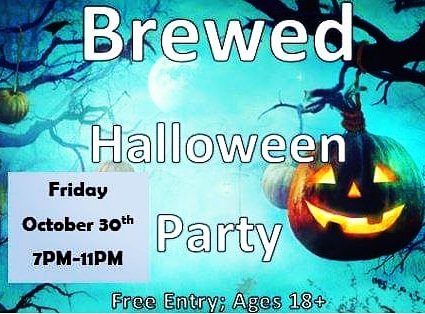 weaver_kara's tweet photo. If you aren't doing anything on Friday- come to Brewed's Halloween Party! Tons of candy, DJ, drinks, food, yard games! 124 Malabu Dr https://t.co/GICMhT6Y2O