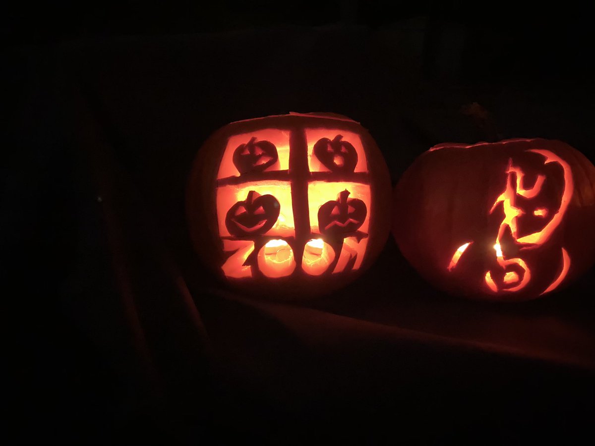 My 2020 themed pumpkin...