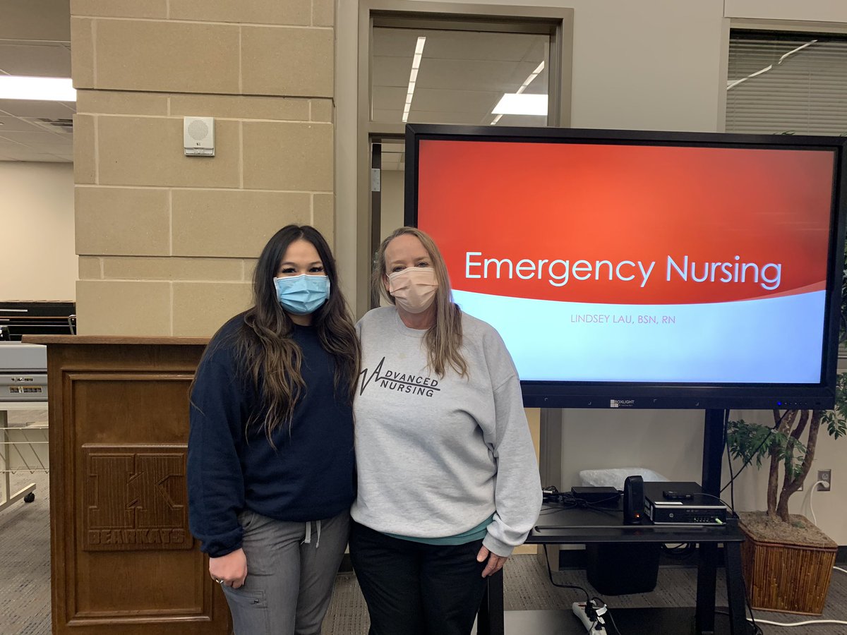 KisdNursing's tweet photo. Today we welcomed back to @KleinHigh our favorite ER trauma RN , Lindsey Lau!!! Thank you Lindsey for sharing your passion for nursing with us ❤️👩‍⚕️💉🚑🩺 https://t.co/7s2tDnuRhk
