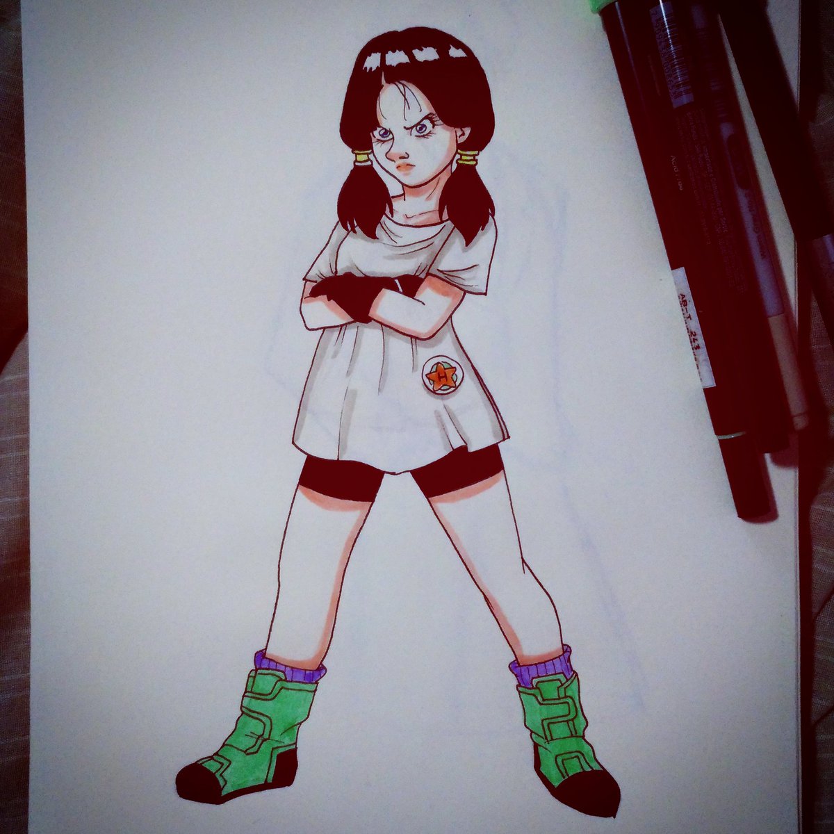 tirasaleatorias's tweet photo. Videl era tão maneira, pena que apagaram seu charme e personalidade nos filmes e no Super 😭

#drawtuber #tintubro #drawtuber2020 #tintatubro2020 #day27 https://t.co/yF8F6f4X3O