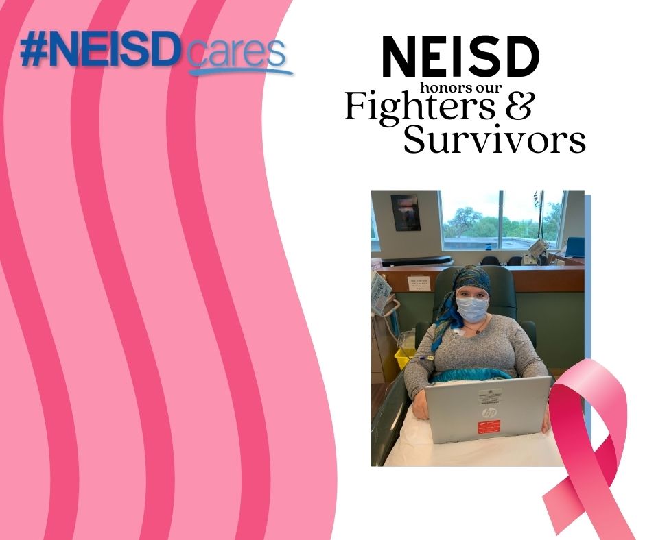 NEISD's tweet photo. #NEISDcares: Jackson educator teaches through cancer treatments https://t.co/HlmJcKrGpV https://t.co/MADLUPlnPD